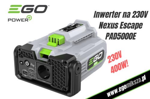 Inwerter Nexus Escape 230V/400W EGO Power+ PAD5000E