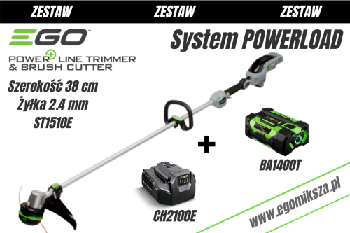 ST1510E 38 cm POWERLOAD + Bateria 2,5Ah BA1400T + Ładowarka Standard CH2100E