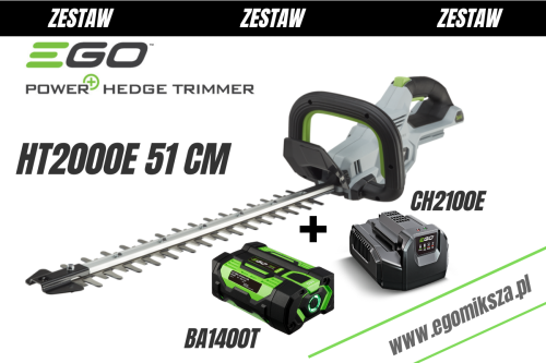 Nożyce do żywopłotu HT2000E + Bateria 2,5Ah BA1400T + Ładowarka CH2100E