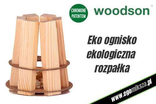 Eko ognisko Woodson ekologiczna rozpałka