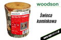 Świeca kominkowa  WOODSON z drzewa liściastego